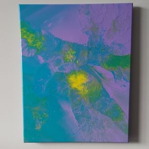 Bold Color Collection 2022 "B" Original Paint Pour Painting